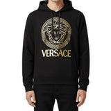 Versace Black Cotton Hoodie
