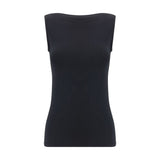 Wolford Black Modal Sleeveles T-Shirt
