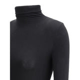 Wolford Black Cotton Bodysuit