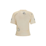 Balenciaga Beige Cotton T-Shirt