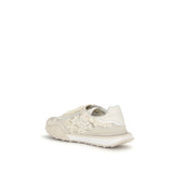 Dolce & Gabbana Beige Calf Leather Bos Taurus Sneakers