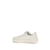 Balmain White Calf Leather Bos Taurus Athletic Sneakers