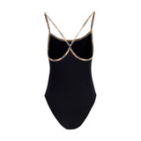 Burberry Black Polyamide One-Piece Swimsuit