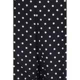 Valentino Garavani Black Silk Cropped Pants