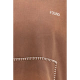 FOUND Brown Cotton Sweatshirt