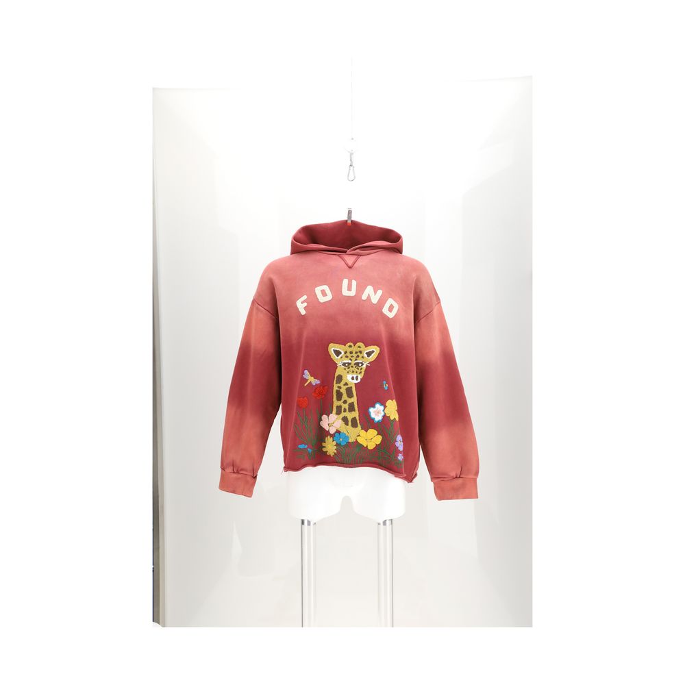 FOUND Red Cotton Sweatshirt