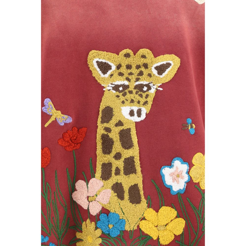 FOUND Red Cotton Sweatshirt