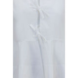 Ganni White Cotton Blouse