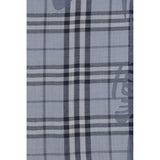 Burberry Blue Wool Oves Aries Foulard