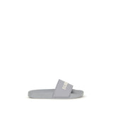 Burberry Gray Rubber Slides