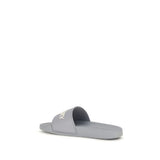 Burberry Gray Rubber Slides