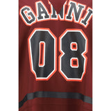 Ganni Bordeaux Polyester Sportswear