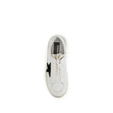 Golden Goose White Calf Leather Bos Taurus Sneakers