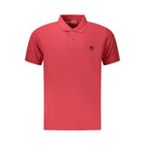 Timberland Red Cotton Men Polo Shirt