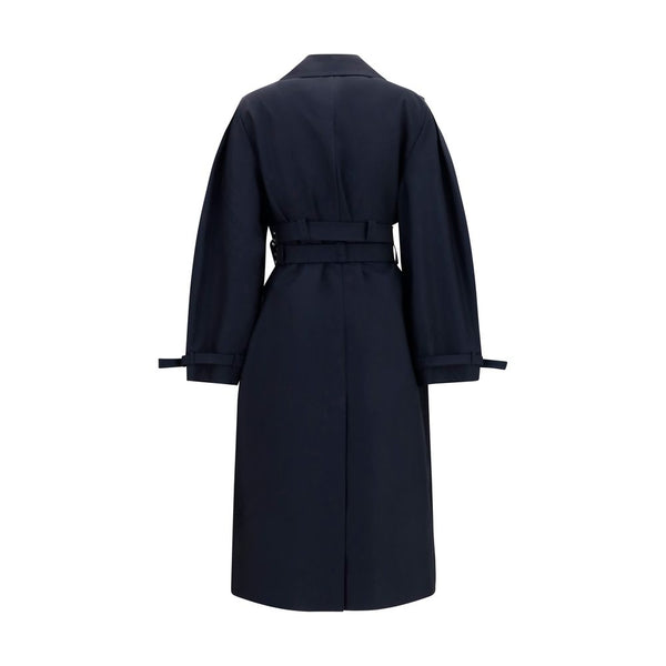 Ganni Black Cotton Coat