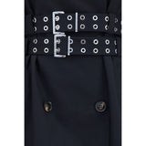 Ganni Black Cotton Coat