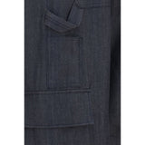 Balenciaga Blue Wool Oves Aries Cargo Pants