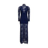 Rabanne Blue Polyamide Long Dress