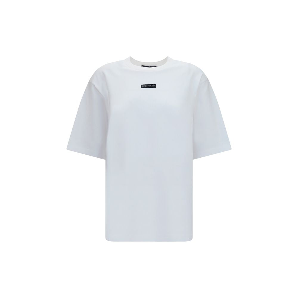 Dolce & Gabbana White Cotton T-Shirt