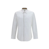 Burberry White Cotton Dress Shirt