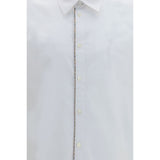 Burberry White Cotton Dress Shirt