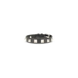 Valentino Garavani Black Calf Leather Bos Taurus Bracelet