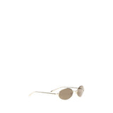 Alexander McQueen Gold Metal Sunglasses