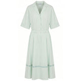 Malo Green Cotton Women Dress