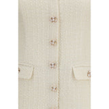 Self-Portrait Beige Polyester Casual Dress