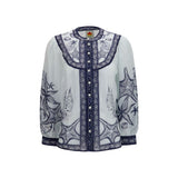 FARM RIO Multicolor Ramie Pattern Shirt