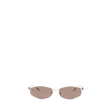 Balenciaga Silver Metal Sunglasses