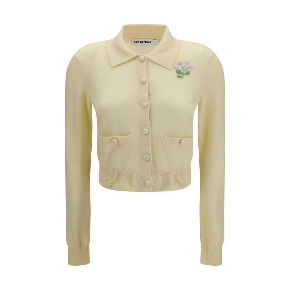 Self-Portrait Multicolor Wool Oves Aries Cardigan