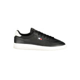Tommy Hilfiger Black Polyurethane Men's Sneaker