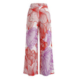 Malo Red Cotton Women Pants