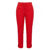 Malo Red Cotton Women Pants