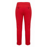 Malo Red Cotton Women Pants