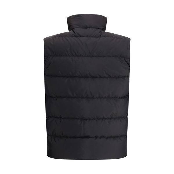 Prada Black Recycled Polyamide Sleeveless Jacket