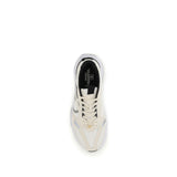 Valentino Garavani White Fabric Low Top Sneakers