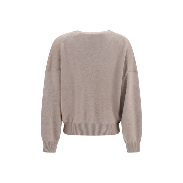 Lisa Yang Beige Cashmere Sweater