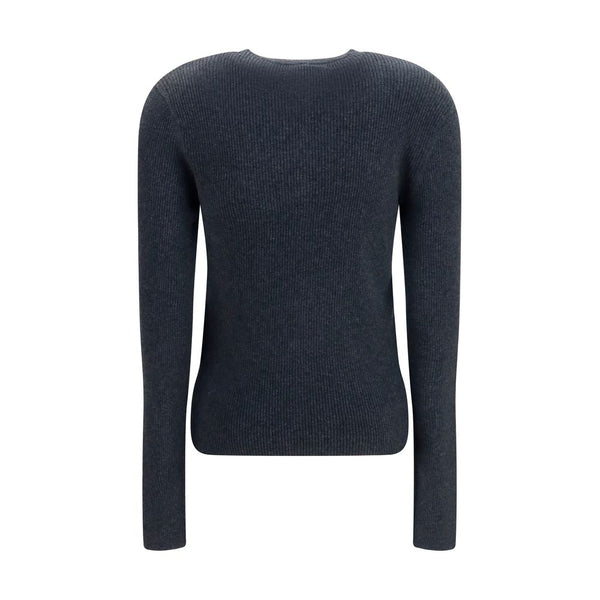 Lisa Yang Gray Cotton Sweatshirt