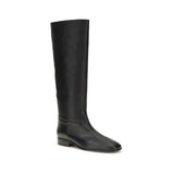 Herbert Levine Black Calf Leather Bos Taurus Ankle Boots