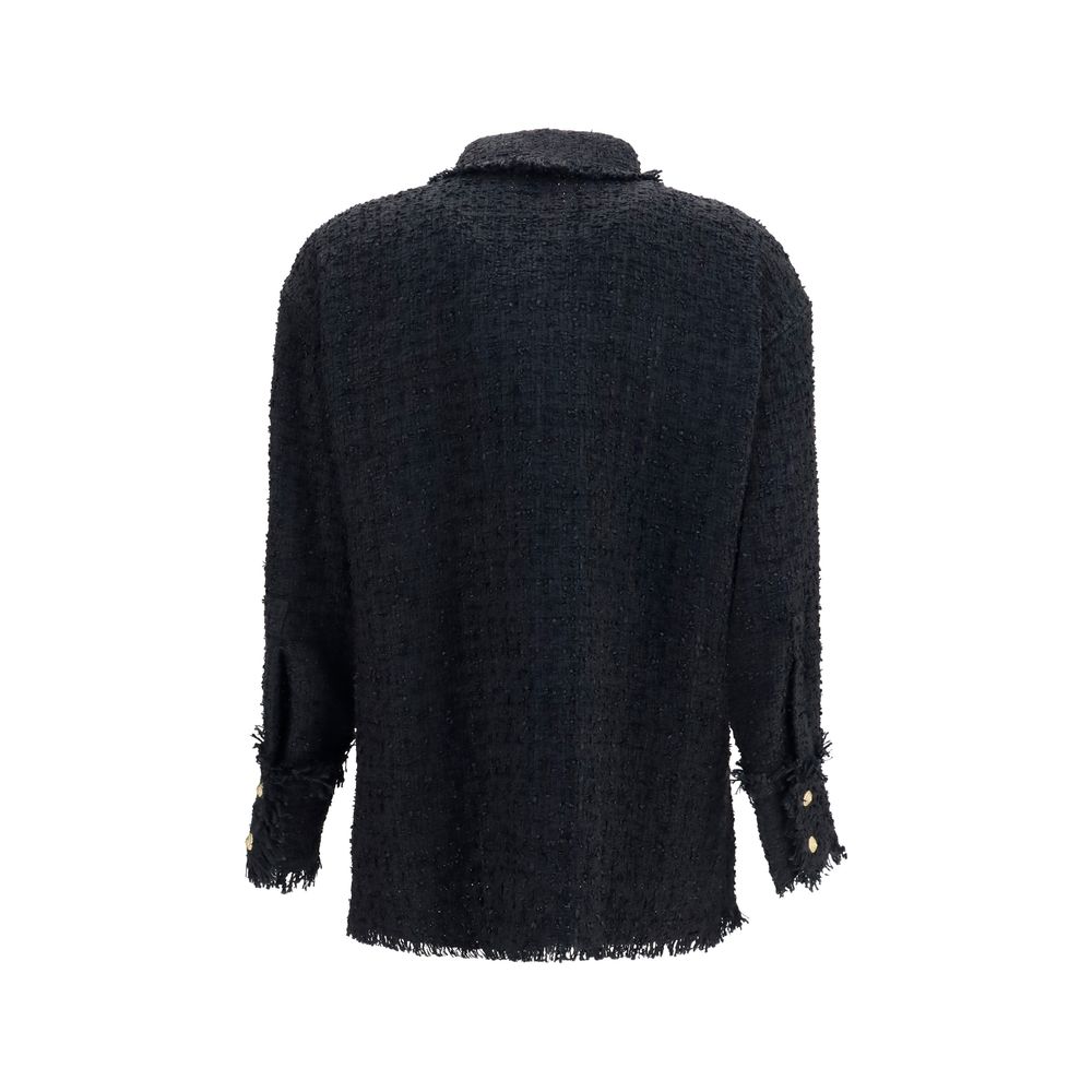 Balmain Black Polyamide Shirt