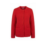 Malo Red Cotton Women's Cardigan