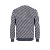 Malo Blue Linen Men Sweater