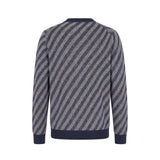 Malo Blue Linen Men Cardigan