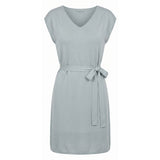 Malo Grey Silk Women Dress