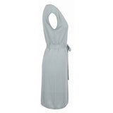 Malo Grey Silk Women Dress