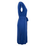 Malo Blue Silk Women Dress