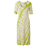 Malo Green Cotton Women Dress