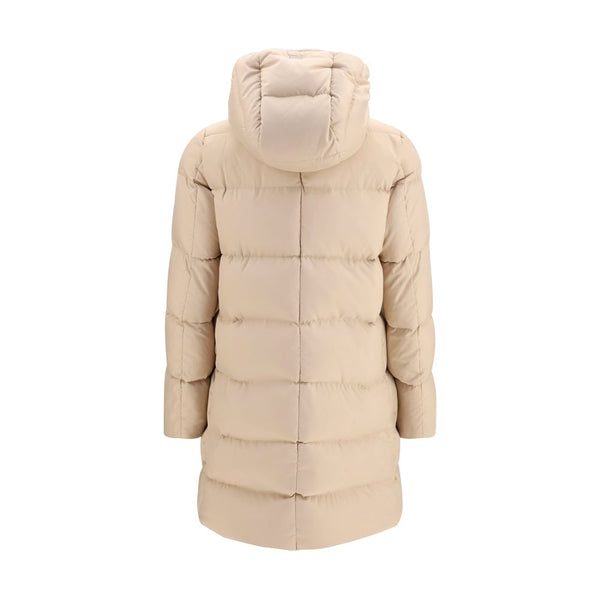 Herno Beige Polyester Full-Length Jacket